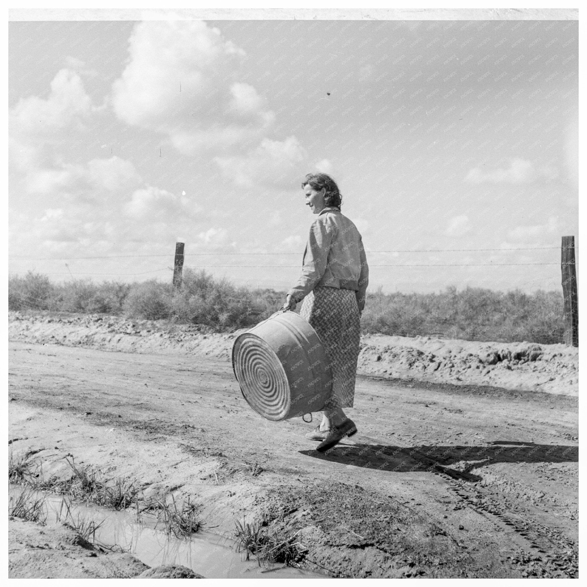 Migratory Labor Camp in California February 1936 - Available at KNOWOL