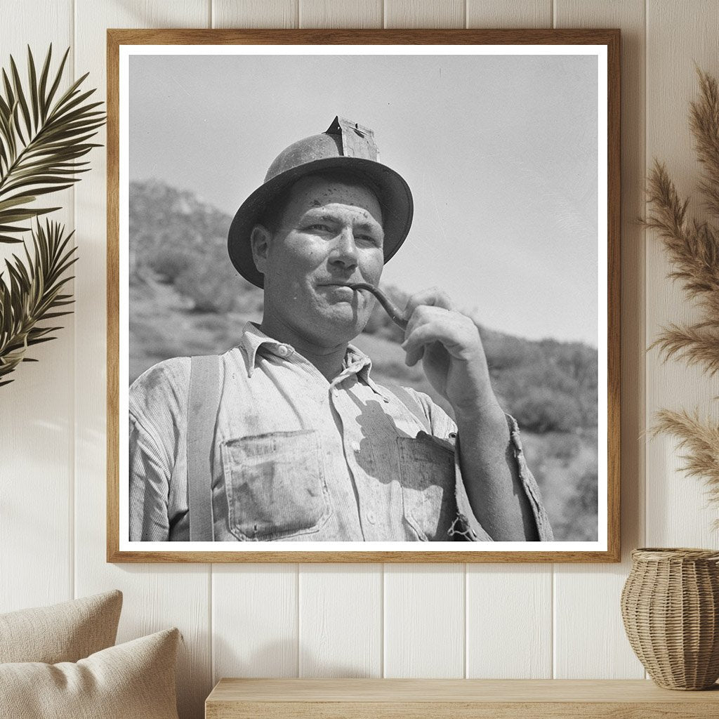 Miner at Tungsten Chief Mine Kern County California 1942 - Available at KNOWOL