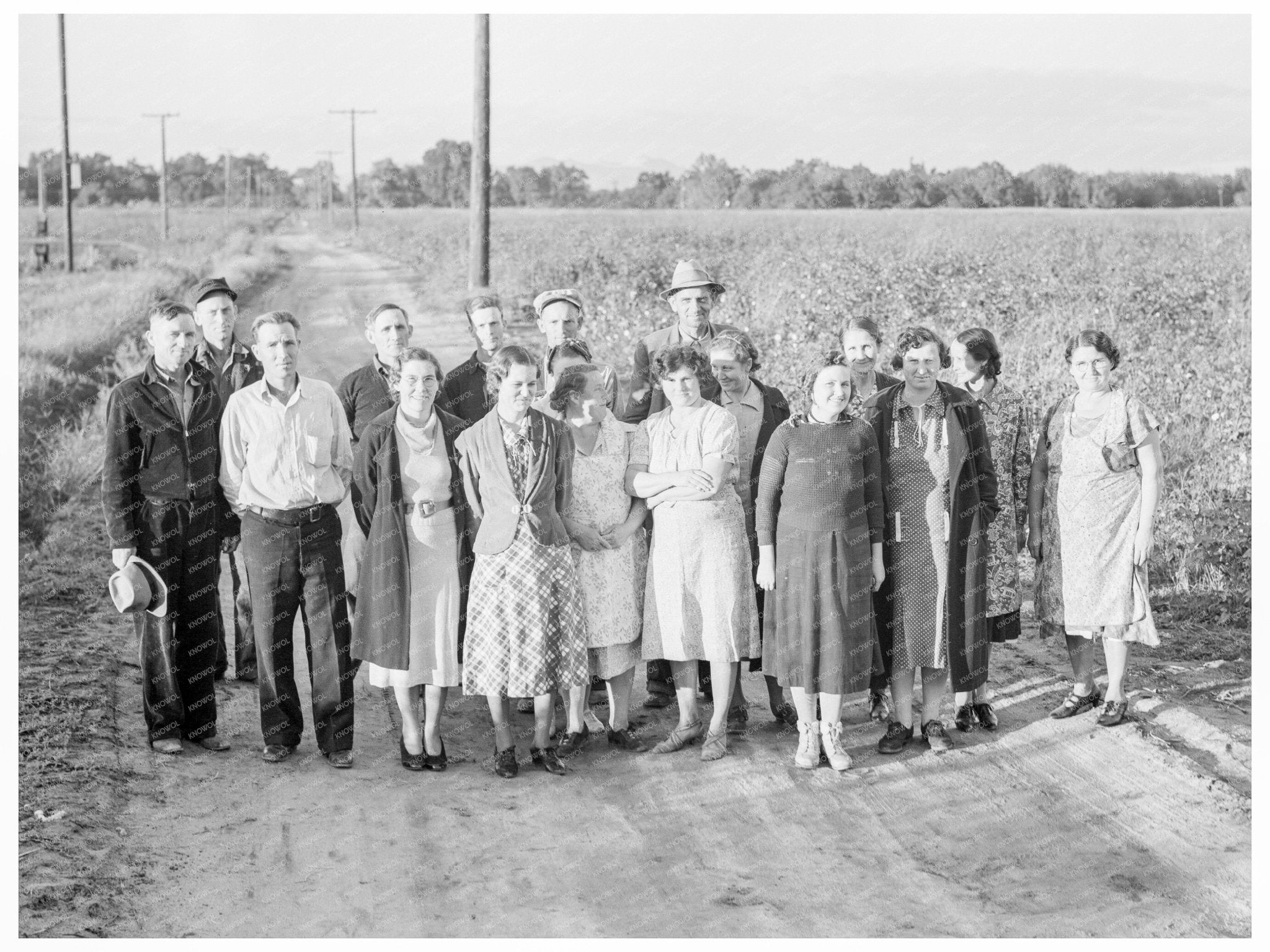 Mineral King Cooperative Farm Families 1938 Photo - Available at KNOWOL