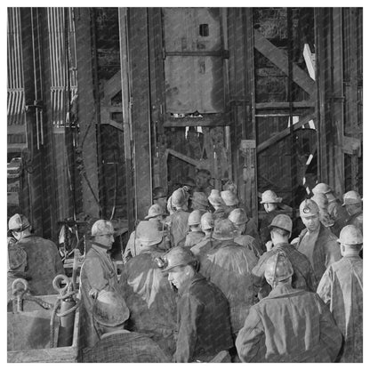 Miners at Anaconda Copper Mine Butte Montana 1942 - Available at KNOWOL