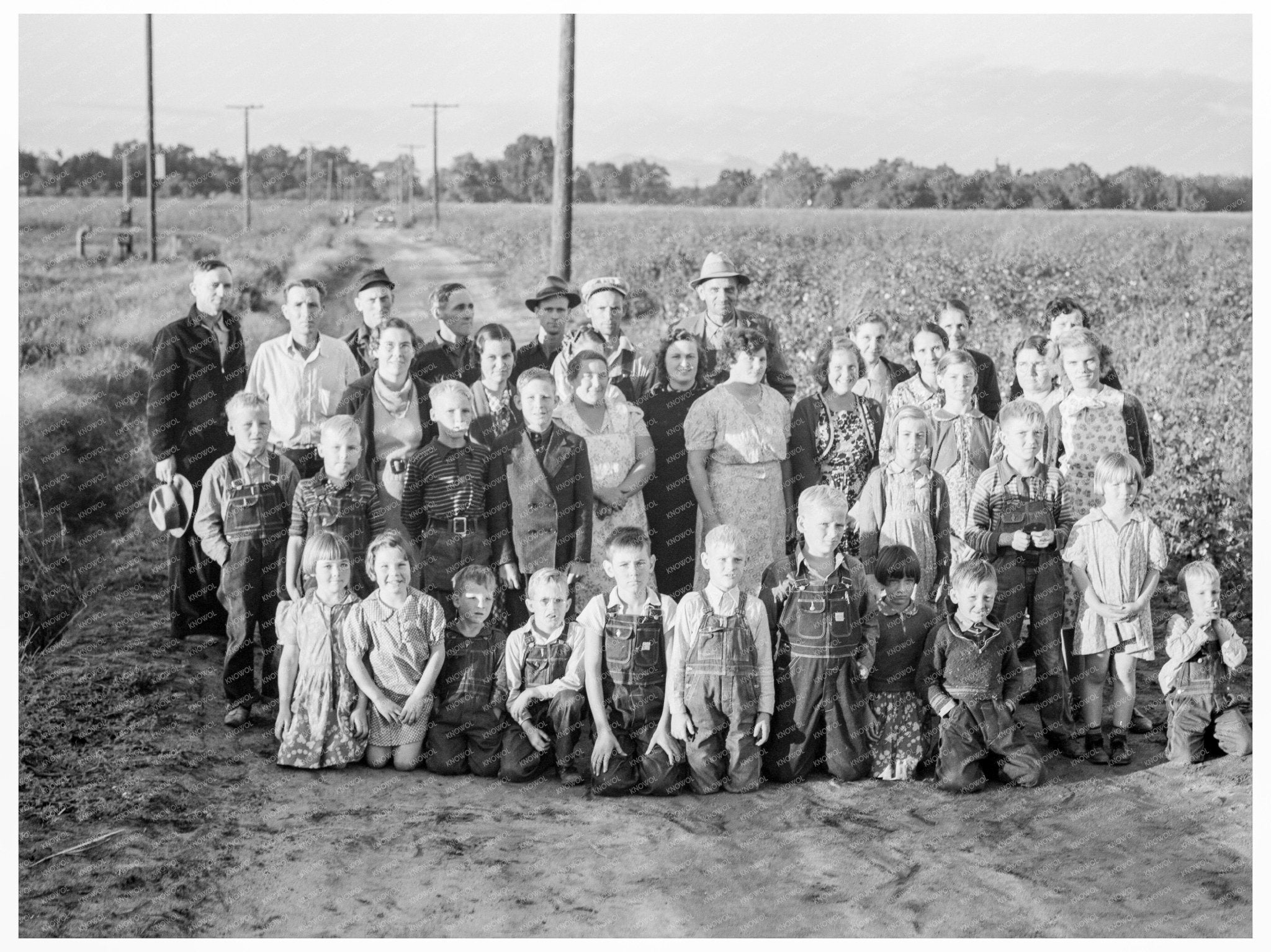 Miners Cooperative Farm Visalia Tulare County 1938 - Available at KNOWOL