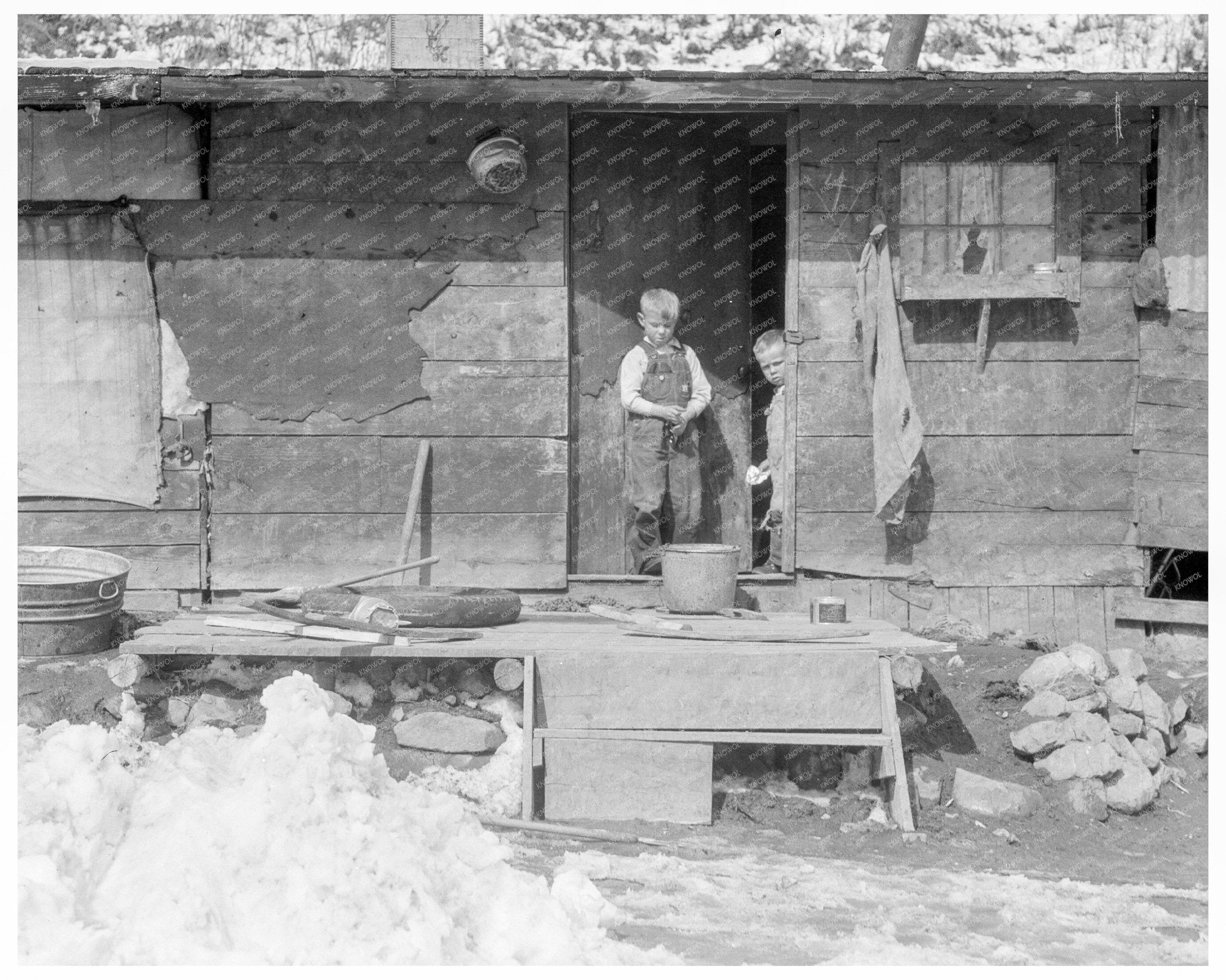 Miners Home in Consumers Utah March 1936 - Available at KNOWOL