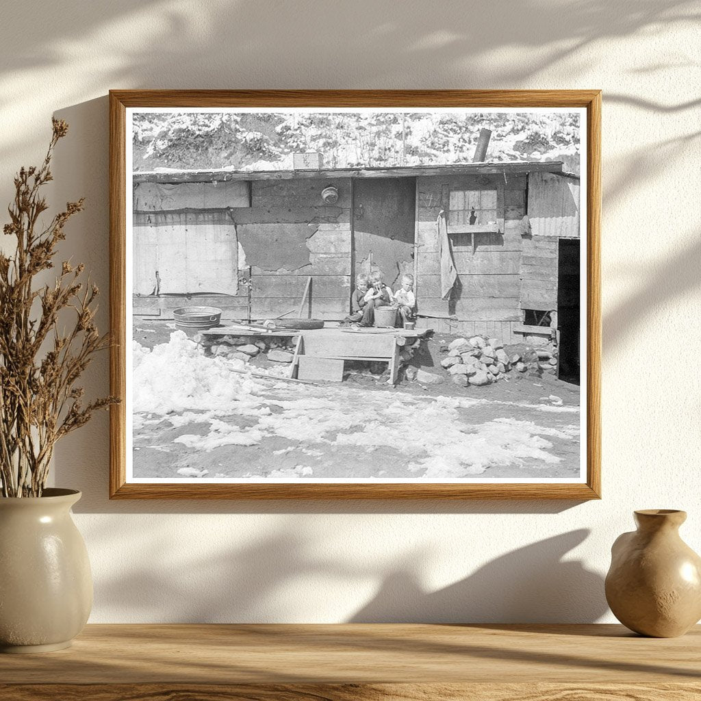 Miners Shack at Blue Blaze Coal Mine Consumers Utah 1936 - Available at KNOWOL