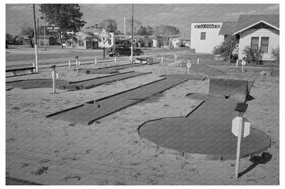 Miniature Golf Course in McAllen Texas 1939 - Available at KNOWOL