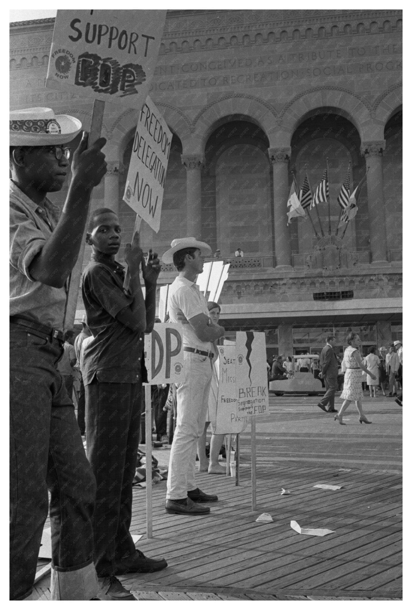 Mississippi Freedom Democratic Party 1964 Vintage Image - Available at KNOWOL