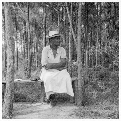 Mississippi Landowner Waiting for Bus July 1937 - Available at KNOWOL