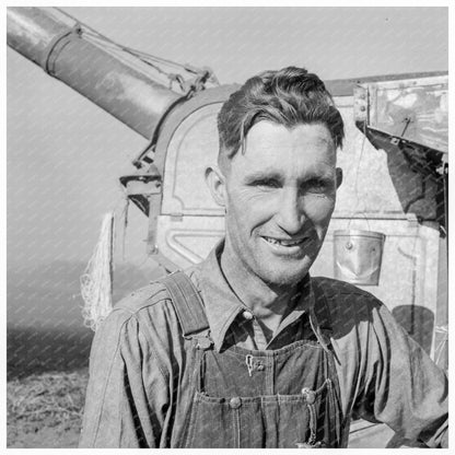 Missouri Laborer Threshing Crew Oregon October 1939 - Available at KNOWOL