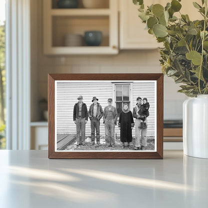 Mitchell Family in Iowa During the Great Depression 1936 - Available at KNOWOL