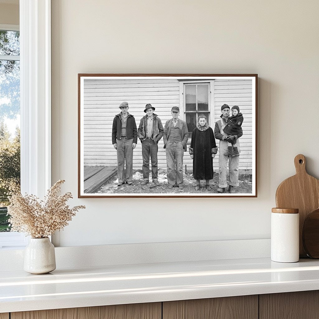 Mitchell Family in Iowa During the Great Depression 1936 - Available at KNOWOL