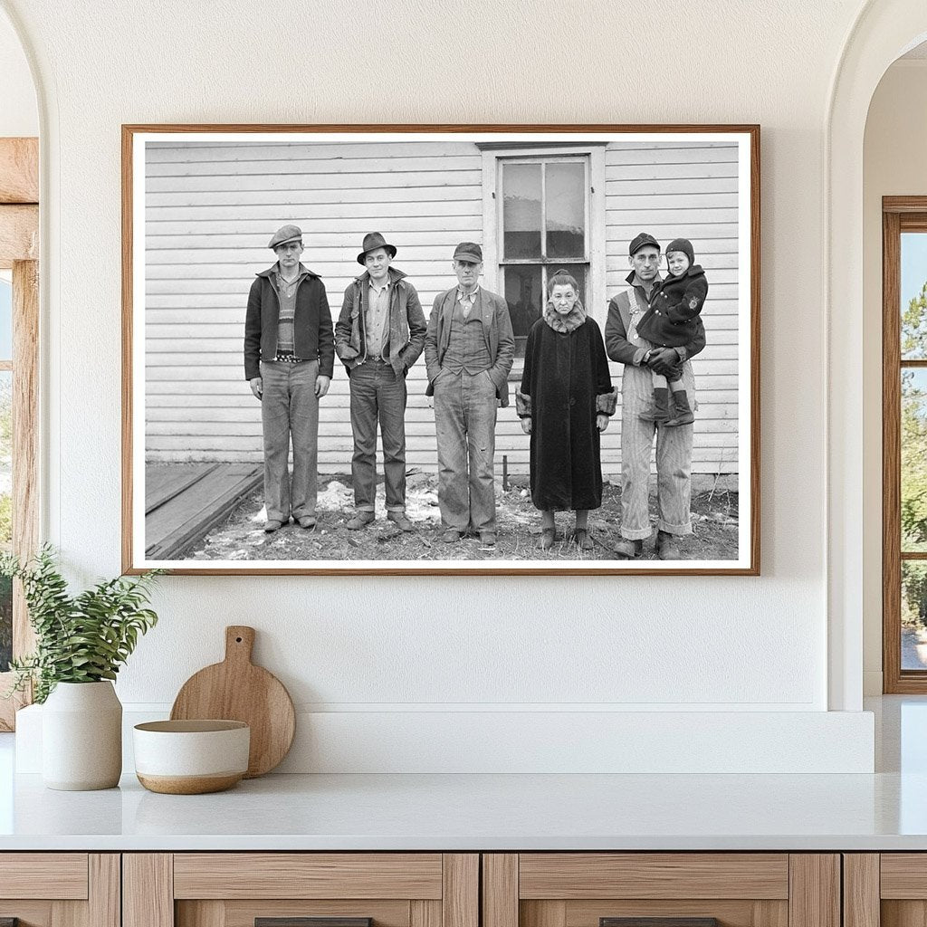 Mitchell Family in Iowa During the Great Depression 1936 - Available at KNOWOL