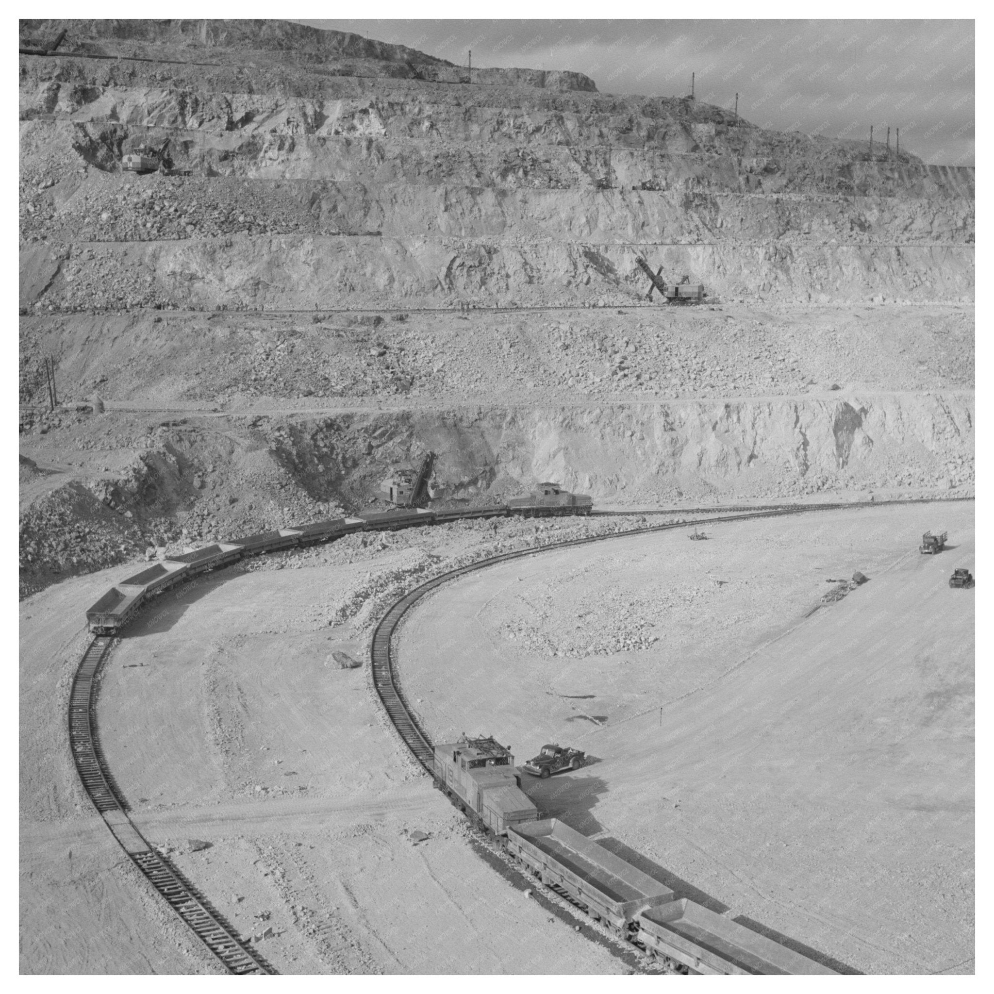 Morenci Arizona Copper Mine Galleries 1950 - Available at KNOWOL