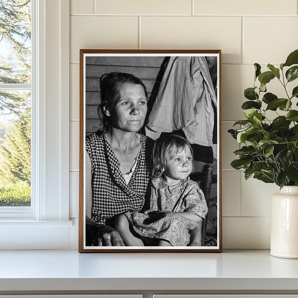 Mother and Child at Farm Security Camp 1939 California - Available at KNOWOL