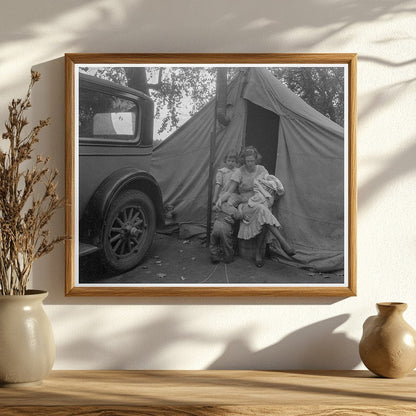 Mother and Children in California Squatter Camp 1936 - Available at KNOWOL