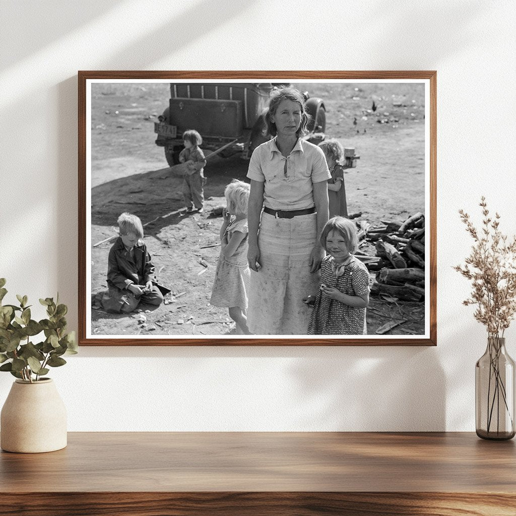 Mother Picking Cotton Fresno County 1936 - Available at KNOWOL