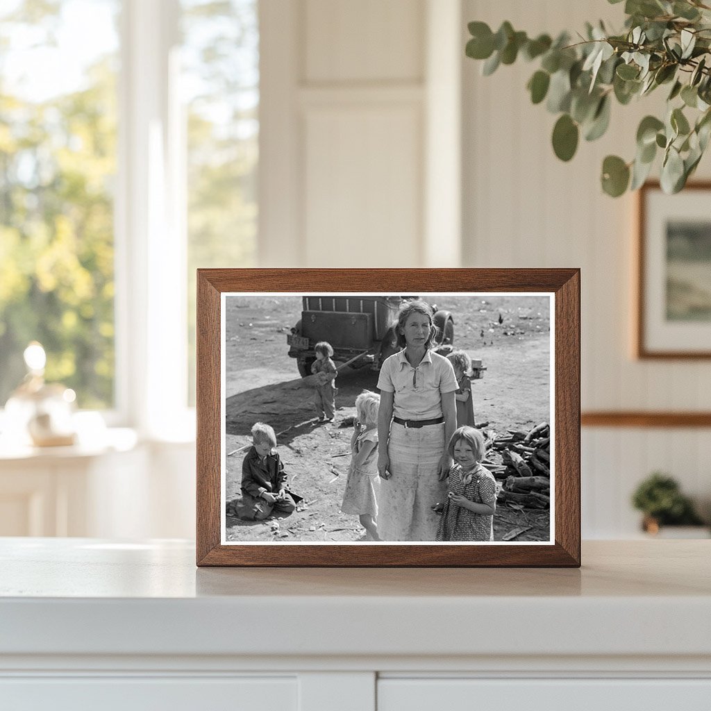 Mother Picking Cotton Fresno County 1936 - Available at KNOWOL