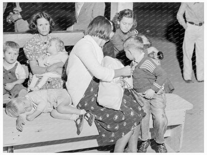 Mothers and Children at Halloween Party Kern County 1938 - Available at KNOWOL