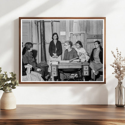 Mothers Club Meeting in Arvin California November 1938 - Available at KNOWOL