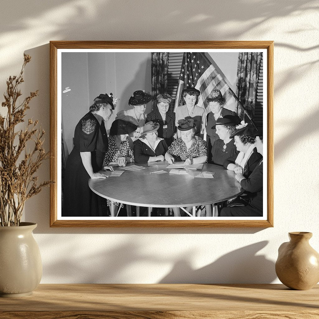 Mothers on Men in Military Meeting Brooklyn 1944 - Available at KNOWOL