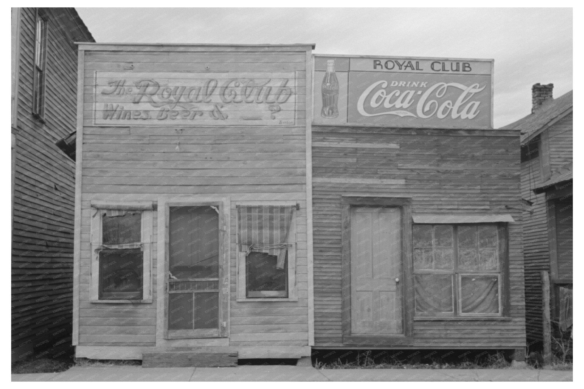 Mound Bayou Beer Hall Vintage Photograph January 1939 - Available at KNOWOL