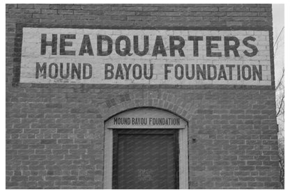 Mound Bayou Foundation Headquarters Mississippi 1939 - Available at KNOWOL