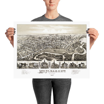 Mount Pleasant, MI 1884 - Available at KNOWOL