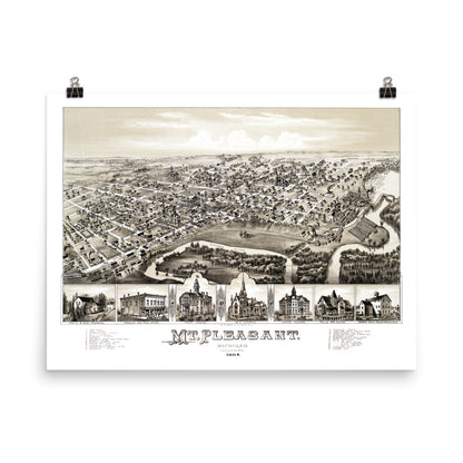 Mount Pleasant, MI 1884 - Available at KNOWOL