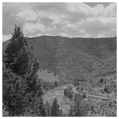 Mountain Stream in Siskiyou County California 1942 - Available at KNOWOL