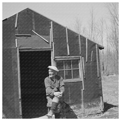 Mr. Gavanea in Rural Iron County Michigan April 1937 - Available at KNOWOL