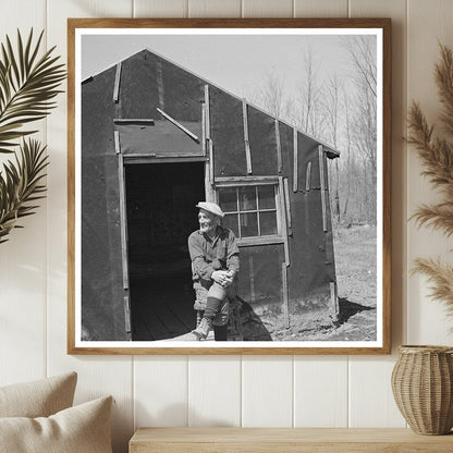 Mr. Gavanea in Rural Iron County Michigan April 1937 - Available at KNOWOL