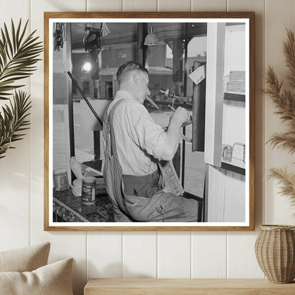 Mr. Hastings in General Store West Danville Vermont 1935 - Available at KNOWOL