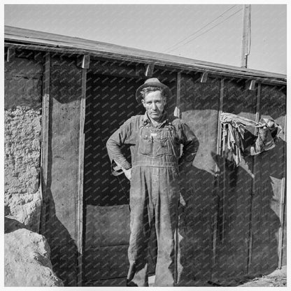 Mr. Roberts in Front of Home Owyhee Project Oregon 1939 - Available at KNOWOL