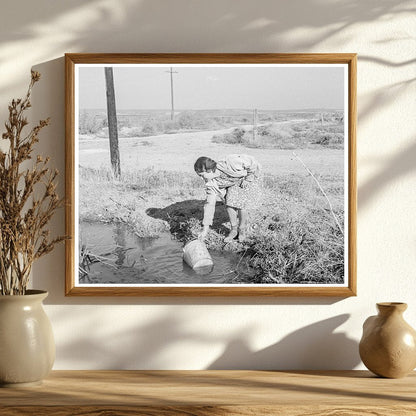 Mrs. Bartheloma Drawing Water in Nyssa Heights 1939 - Available at KNOWOL