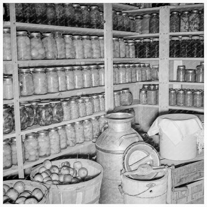 Mrs. Botners Winter Food Storage Cellar 1939 - Available at KNOWOL