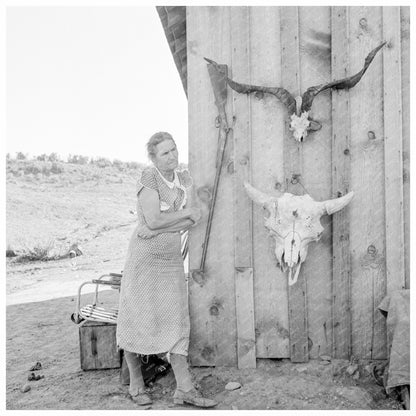 Mrs. Sam Cates in Malheur County Oregon 1939 - Available at KNOWOL