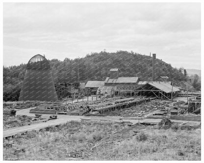 Mumby Lumber Mill Malone Grays Harbor County 1939 Image - Available at KNOWOL