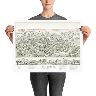 Muncie, IN 1884 - Available at KNOWOL