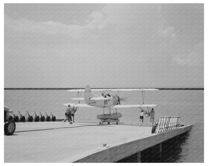 N3N Training Plane at Corpus Christi Naval Air Base 1942 - Available at KNOWOL