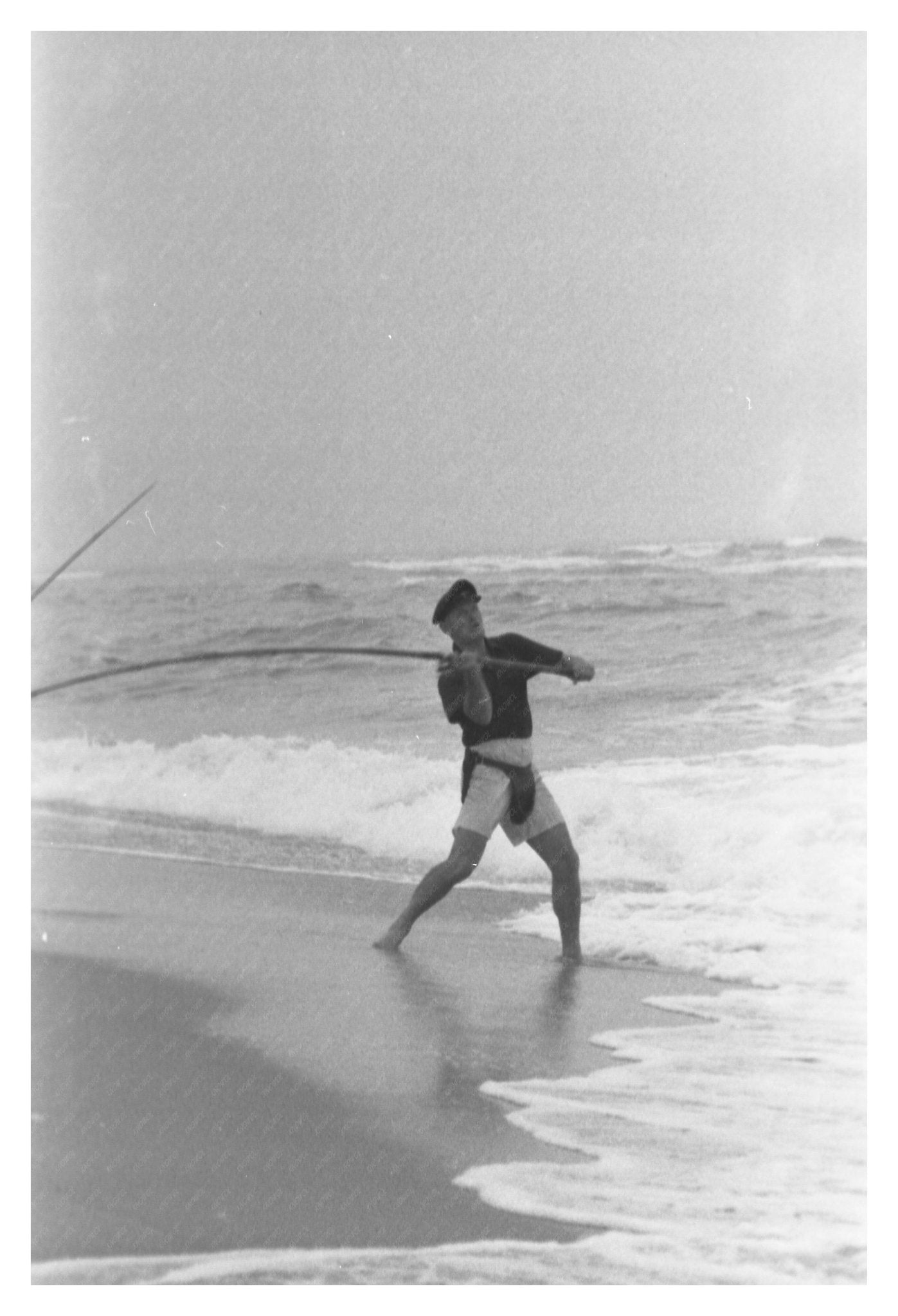 Nantucket Island Fishing Vintage Photo August 1957 - Available at KNOWOL