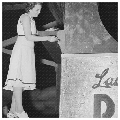 National Rice Festival Float Crowley Louisiana 1938 - Available at KNOWOL