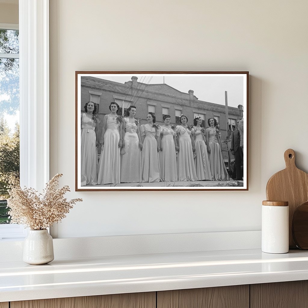 National Rice Festival Princesses Crowley Louisiana 1938 - Available at KNOWOL