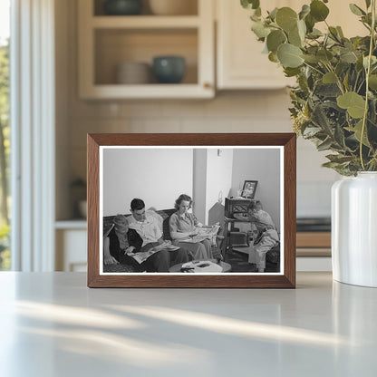 Navy Defense Housing Family Living Room June 1941 - Available at KNOWOL