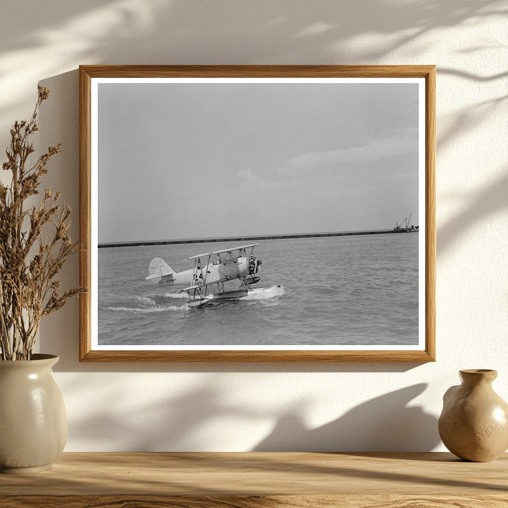 Navy Training Ship M2M Approaching Corpus Christi 1942 - Available at KNOWOL