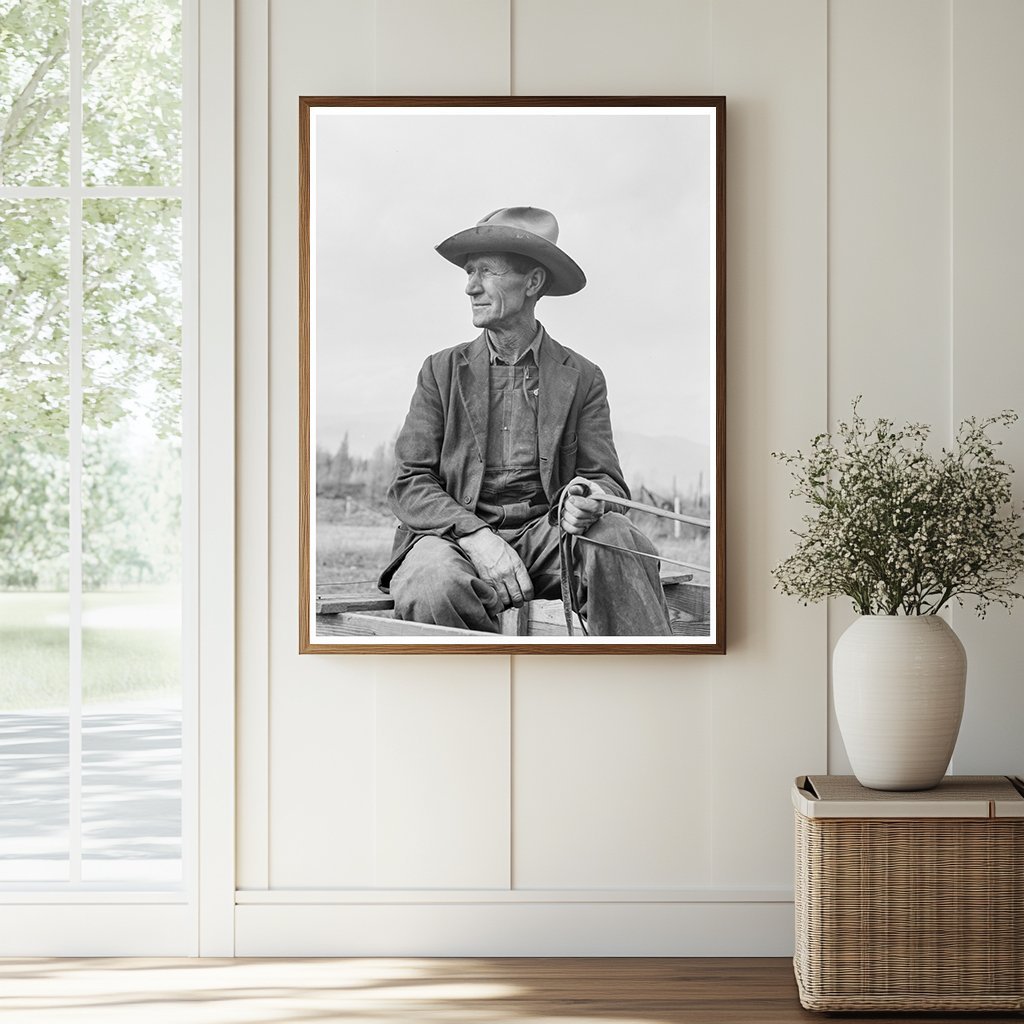 Nebraska Farmer Clearing Stumps in Bonner County 1939 - Available at KNOWOL