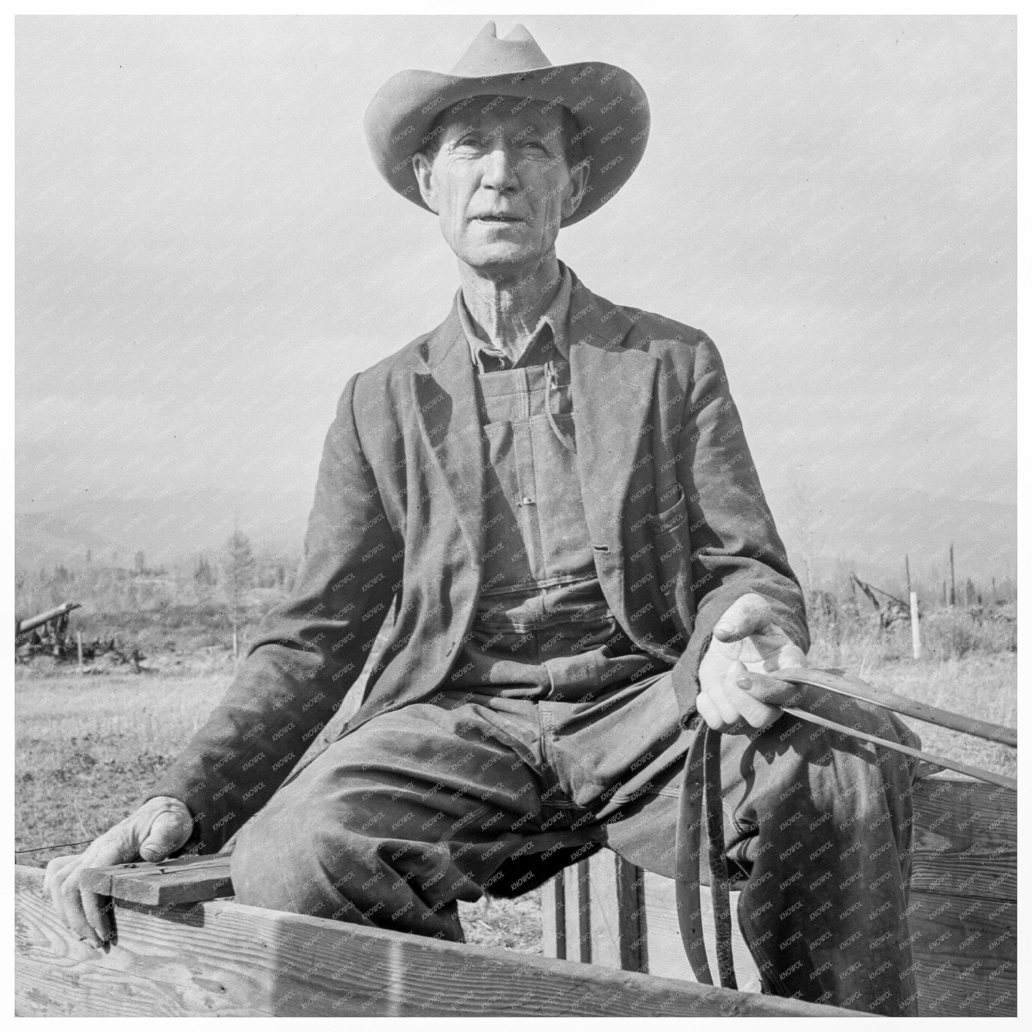 Nebraska Farmer Developing Land in Idaho 1939 - Available at KNOWOL