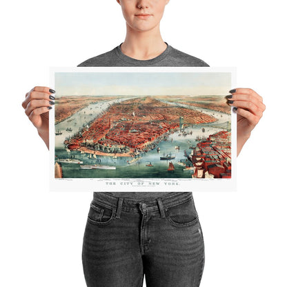 New York City, 1870 - Available at KNOWOL