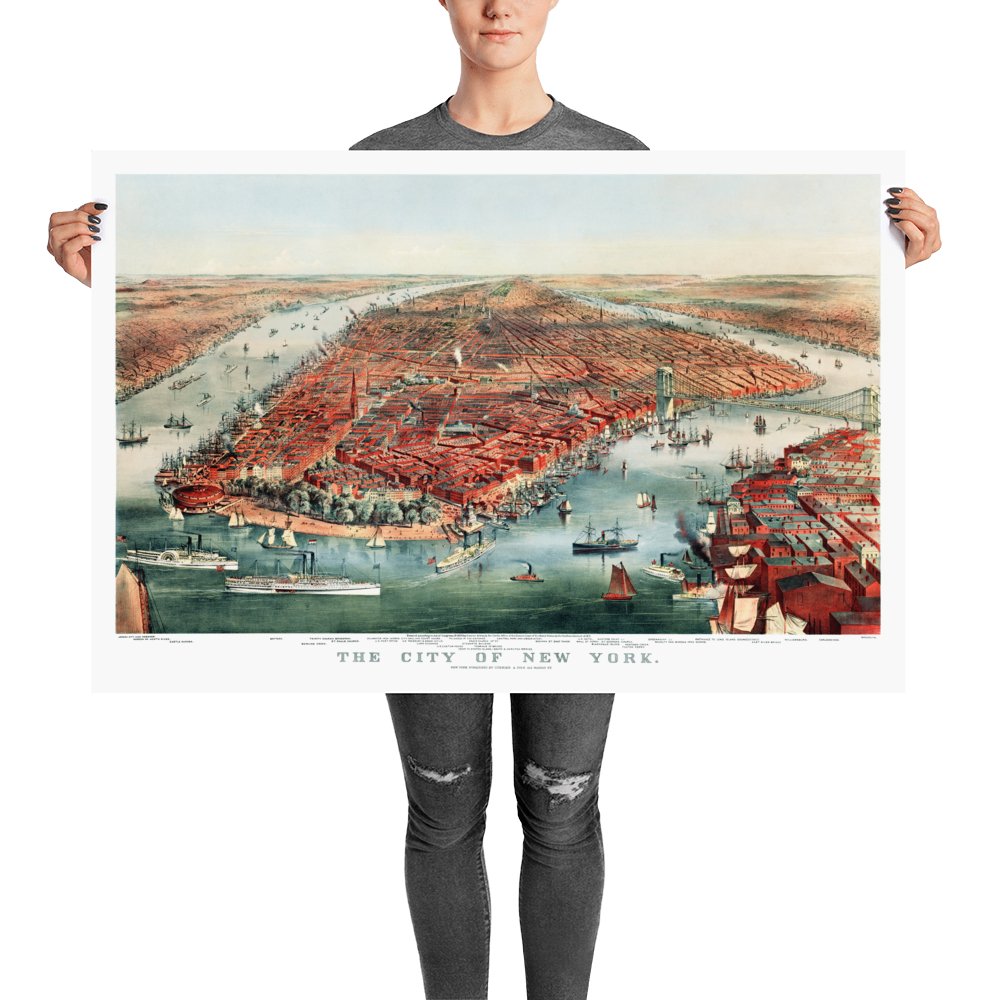 New York City, 1870 - Available at KNOWOL