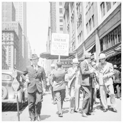 New York City Street Scene June 1936 Great Depression - Available at KNOWOL