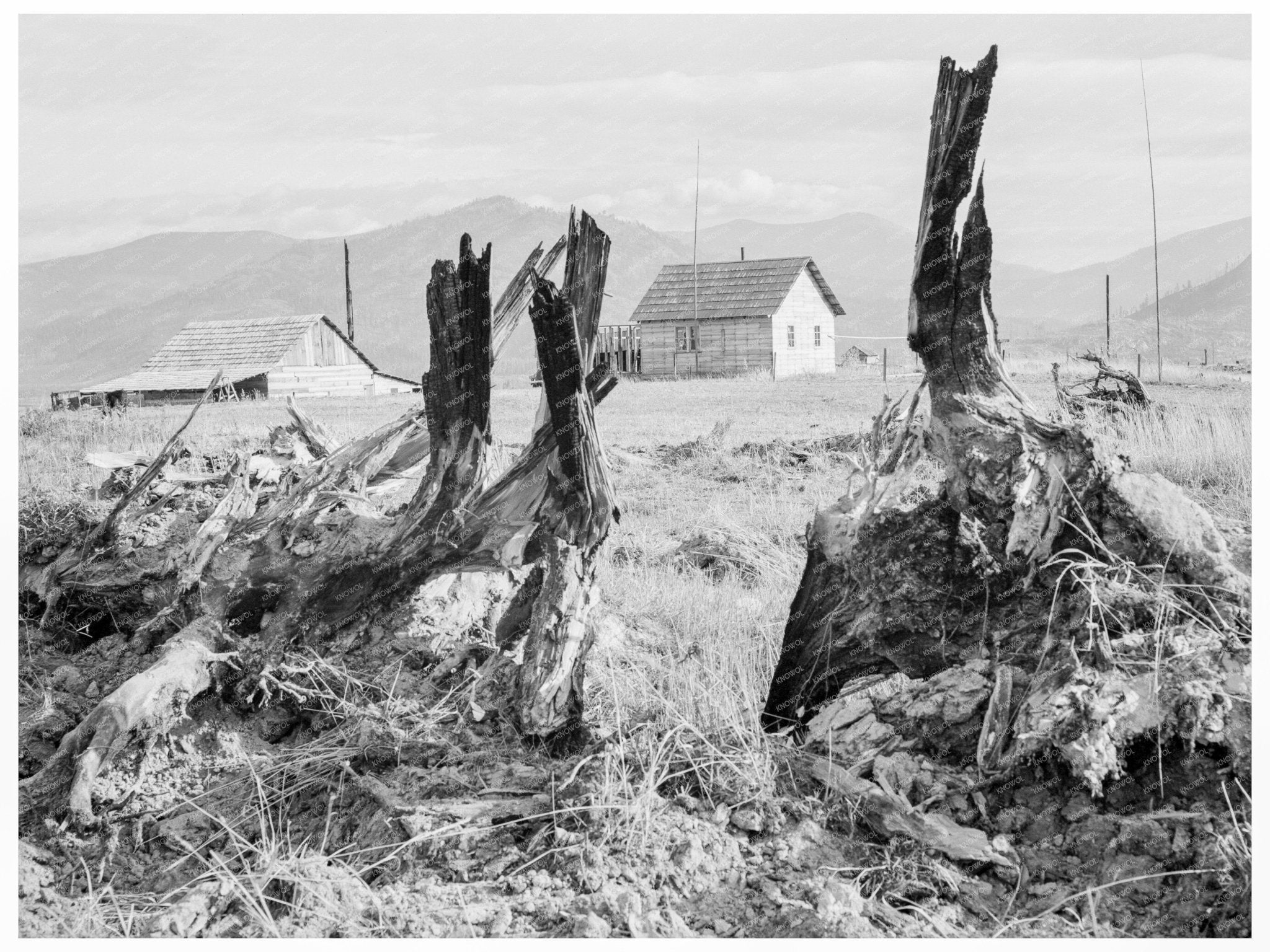 Newly Constructed Home in Priest River Valley Idaho 1939 - Available at KNOWOL