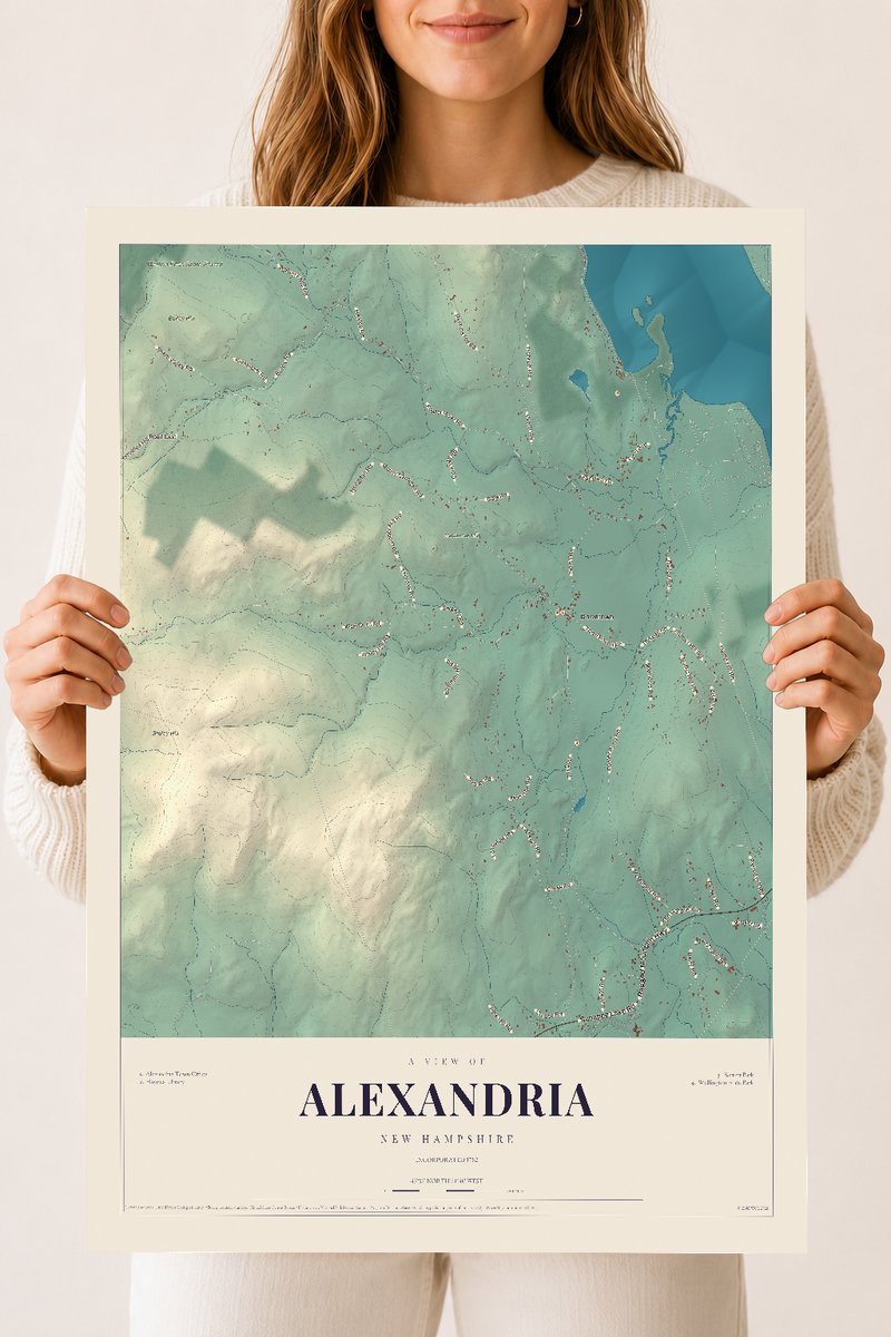 NH Current Atlas 2026 | Alexandria | 18" x 24" | Archival Matte Print