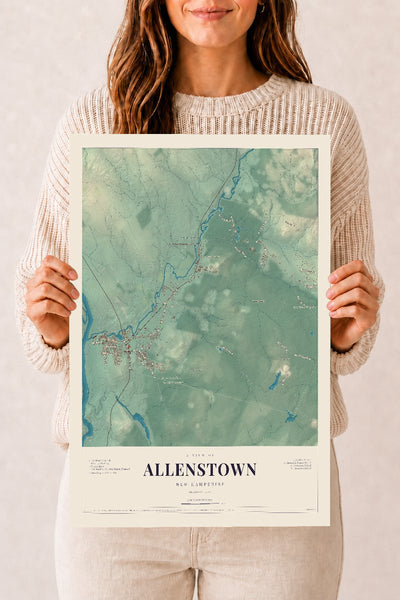 NH Current Atlas 2026 | Allenstown | 12" x 18" | Archival Matte Print